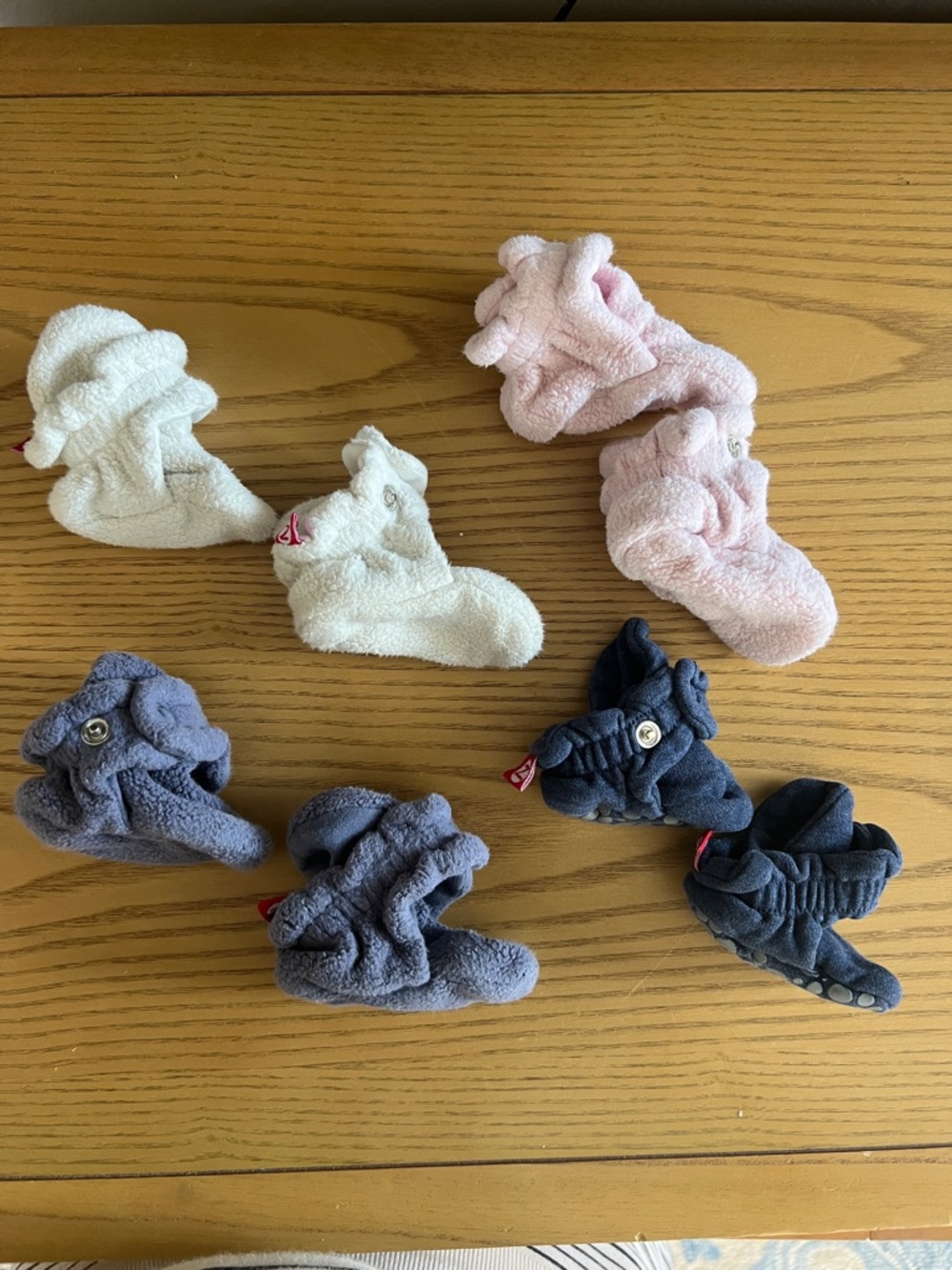 Set of 4 Zutano Booties